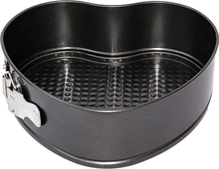 Produktbild Casativo Backformen-Set 3-teilig, rund & Herzform aus Karbonstahl