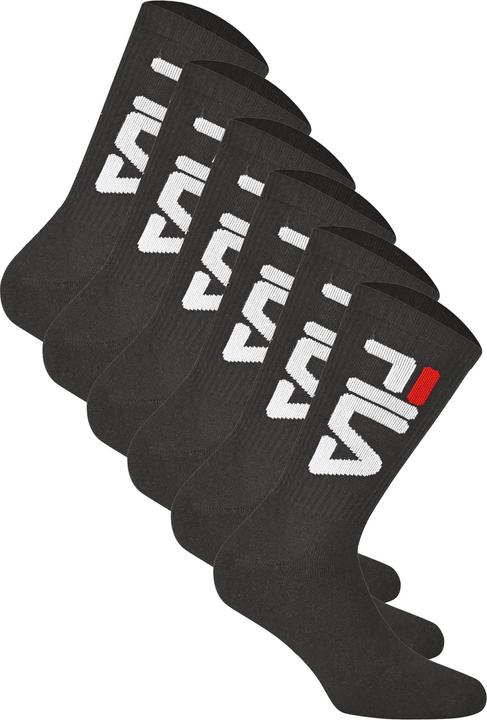 Produktbild FILA Unisex Tennis Full Terry Socks (6er Pack, 35 - 38)
