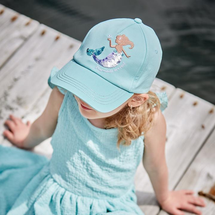 Actual product image Maximo Girl's Cap Mermaid MetallverschluÃŸ (55, 57)