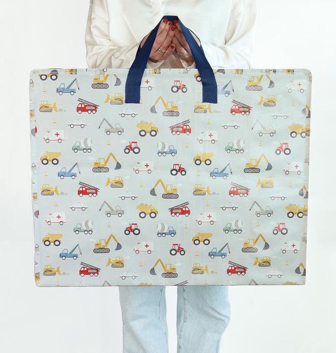 Produktbild A Little Lovely Company XL-Aufbewahrungstasche / Fahrzeuge