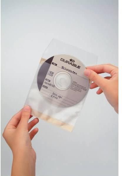 Image du produit Durable Pochettes pour CD/DVD autocollantes Set (CD)