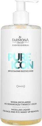 Actual product image Farmona PROFESSIONAL Pure Icon Micellar Liquid For Face And Eye Make-Up Remover woda micelarna do de (Make-up remover, 500 ml)