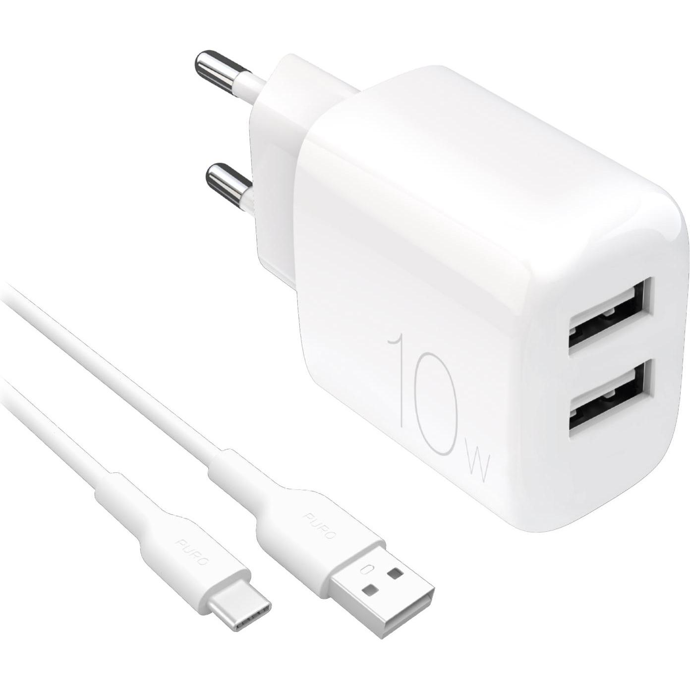 Puro Ladegerät, USB Ladegerät, Weiss