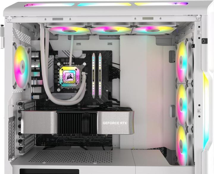 Actual product image Corsair iCUE AF120 RGB Slim wh 120mm CO-9050164-WW (120 mm, 1 x)