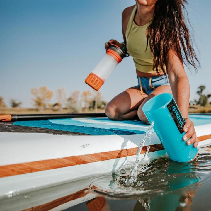 Actual product image Grayl GEOPRESS Purifier Bottle - Bali Blue (0.71 l)