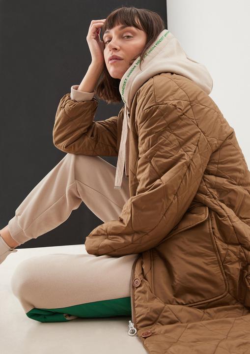 Produktbild s.Oliver Sweatshirt Sweater mit Kontrast-Details (M)