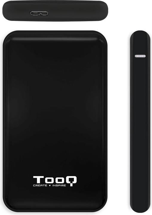 Actual product image Tooq Technology CAJA EXTERNA TQE-2528B 2,5" 9,5 MM SATA USB 3.1 GEN1 NEGRA (2.5")
