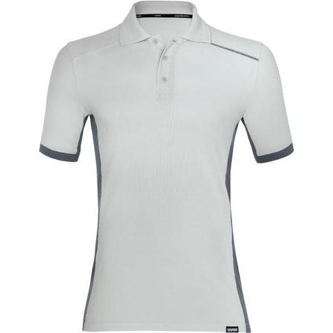 Uvex Safety, Arbeitsjacke, Poloshirt uvex suXXeed industry grau, hellgrau 5XL (5XL)