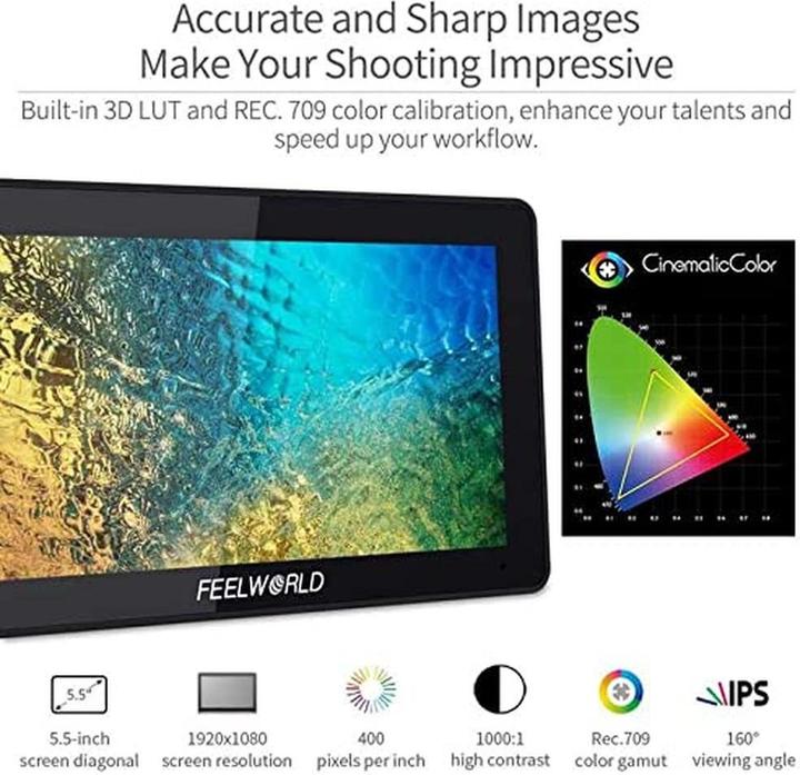 Image du produit Feelworld F6 Plus (5.50", Full HD)