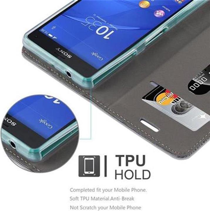 Actual product image Cadorabo Book Jeans Optics Cover (Sony Xperia Z3 Compact)