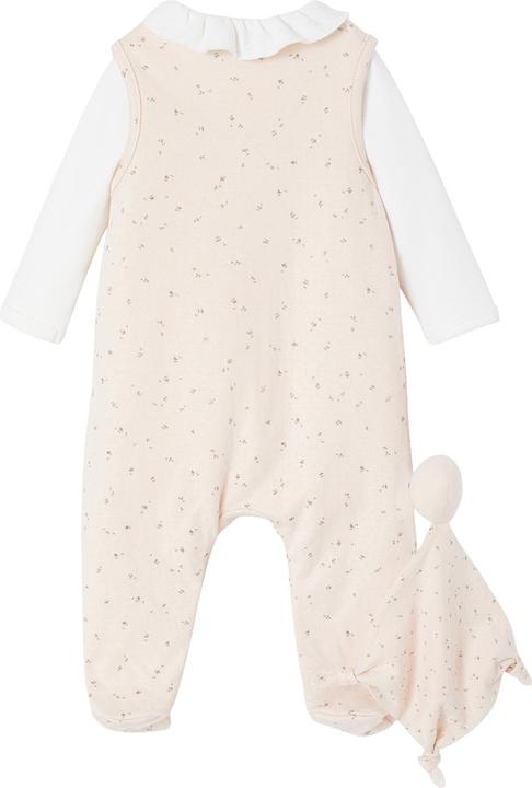Produktbild Vertbaudet Bio-Kollektion: Baby-Set zur Geburt aus Overall, Body & Schmusetuch (68)