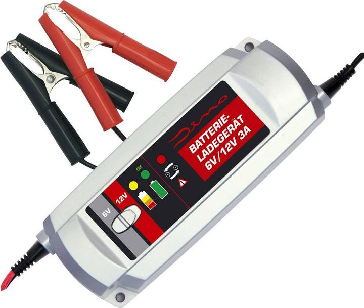 Dino Batterieladegerät Erhaltungsladung (6V, 12V, 3 A)