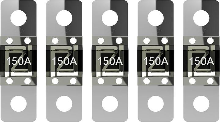 Actual product image Offgridtec Set of 5 MIDI fuse 150A 58V (150 A)