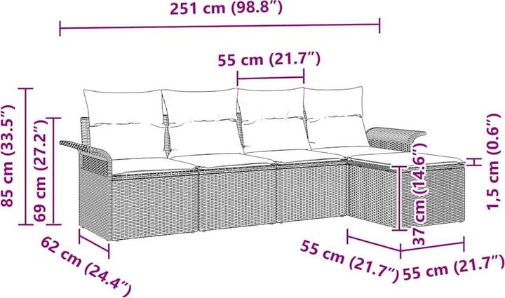 Produktbild vidaXL Presley