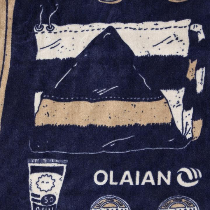 Image du produit Olaian Serviette de bain impression coton (85 x 145 cm)