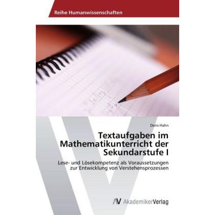 Textaufgaben im Mathematikunterricht der Sekundarstufe I, Fachbücher von Doris Hahn