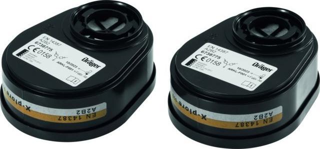 Actual product image Dräger Safety spin-on filter set, filter: A1 (A1, 10 x)