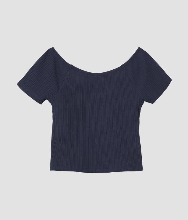 Immagine prodotto S.Oliver T-Shirt Verkürztes Off-Shoulder-Shirt im Slim Fit (134, 140)