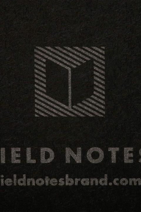 Actual product image Field Notes Pitch Black Edition 2 Pack