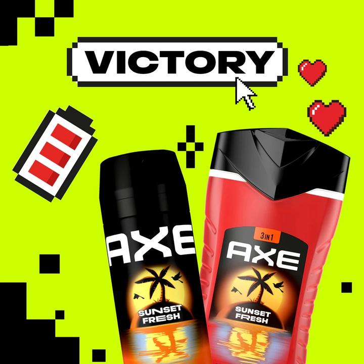 Productafbeelding AXE Shower Gel Sunset Fresh Refreshing Body Wash (250 ml)