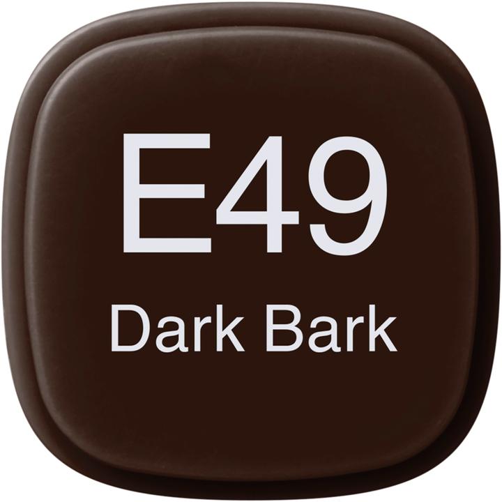 Actual product image Copic Graphic marker Classic type E - 49 (E49 - Dark Bark, 1 x)