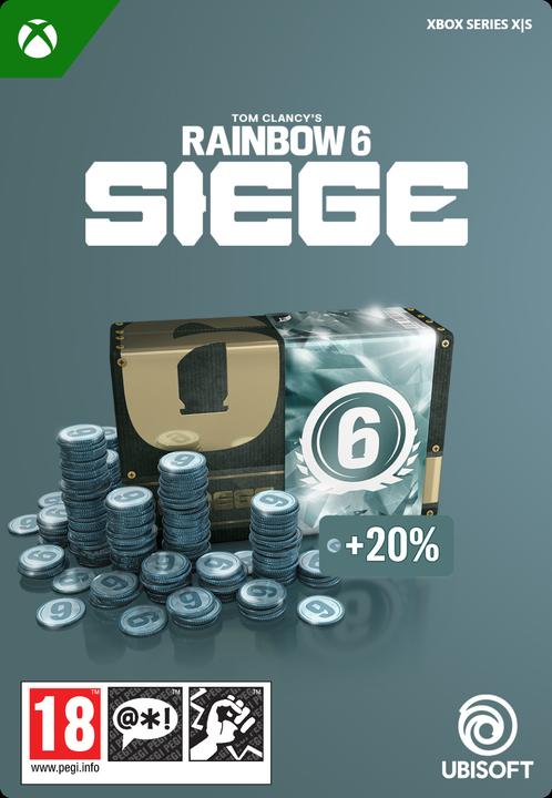 Actual product image Microsoft XBOX Tom Clancys Rainbow Six Siege 7,200 R6 Credits Download Code (Windows)