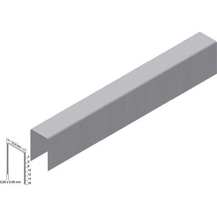 Prebena, Tackerklammern + Tackernägel, Heftklammern verzinkt12 mm