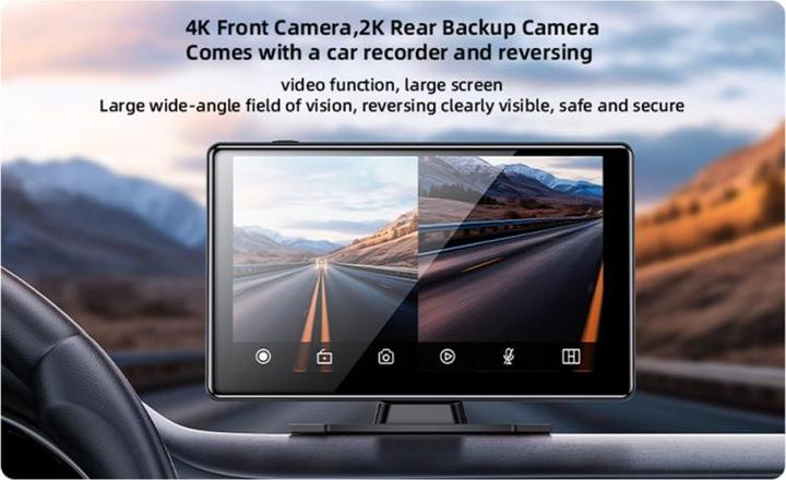 Produktbild Yesido Car Navigation KM18, Wi-Fi, 9inch, Black (9")