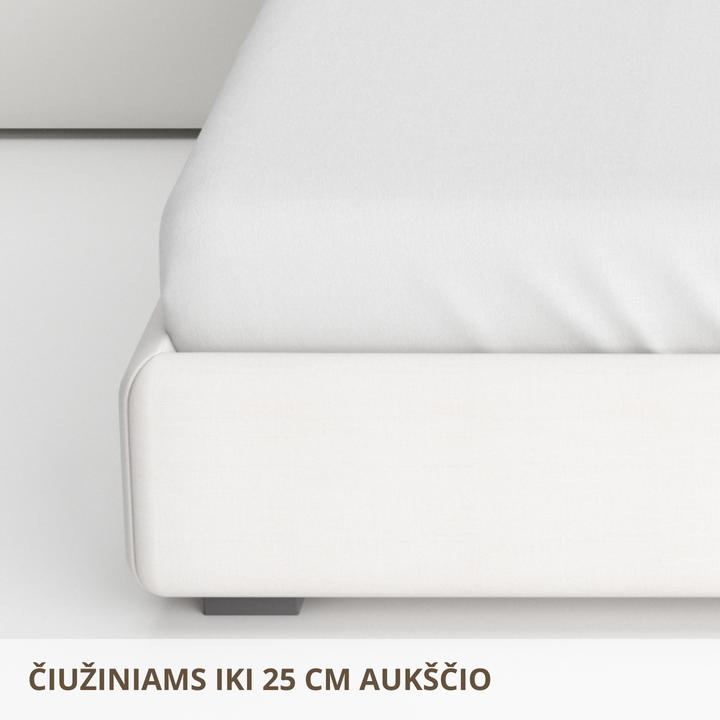 Image du produit Domoletti Fitted Sheet Sateen (140 x 200 cm)