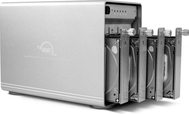 Produktbild OWC Mercury Elite Pro Quad - HDD-Gehäuse - 2.5/3.5 Zoll - Serial ATA III - USB Konne (2.5", 3.5")