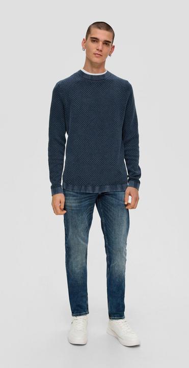 Produktbild s.Oliver Strickpullover Strickpullover mit Waschung (L)