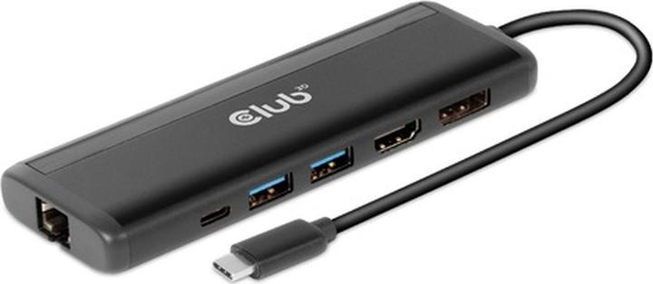 Club 3D USB Gen1 Typ-C 8-in-1 Hub (USB-C, 8 Ports)