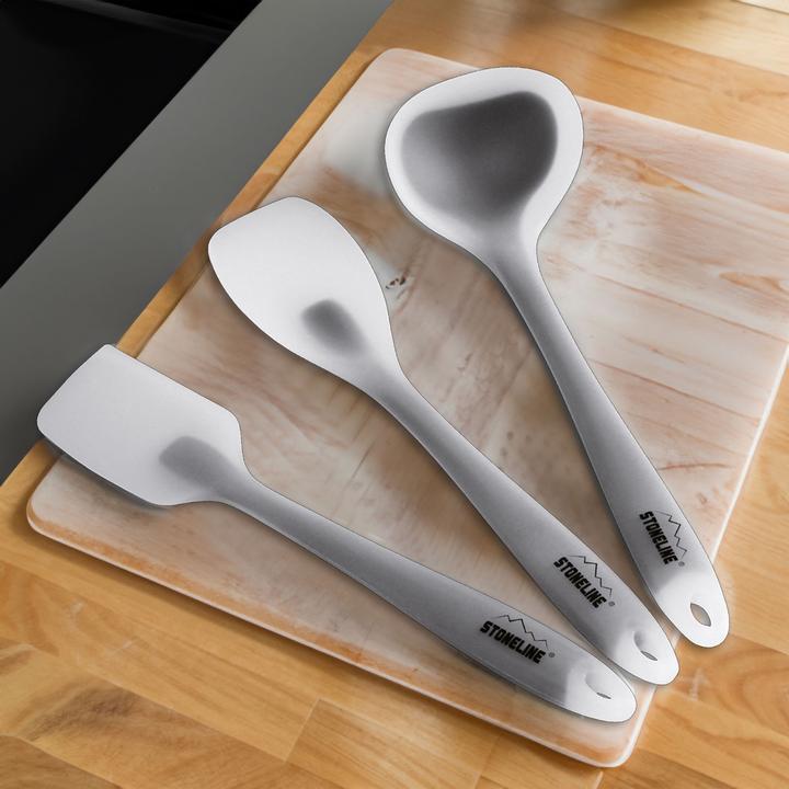 Produktbild Stoneline Küchenhelfer-Set, 3-tlg. 1 Schaber, 1 Kochlöffel und 1 Suppenkelle
