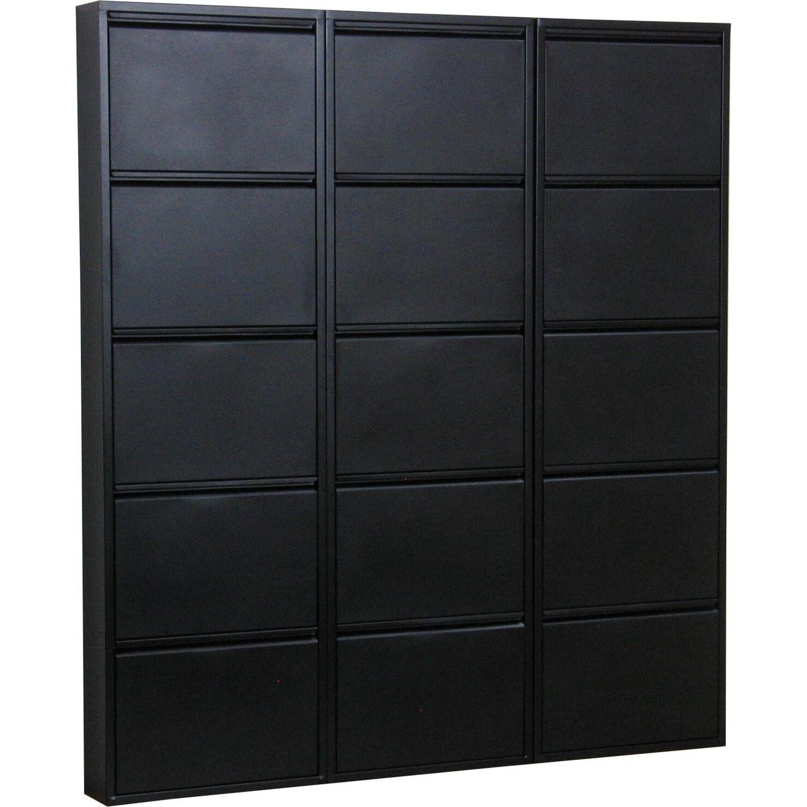 Ebuy24, Schuhschrank, Pisa (173 x 152 x 16 cm)