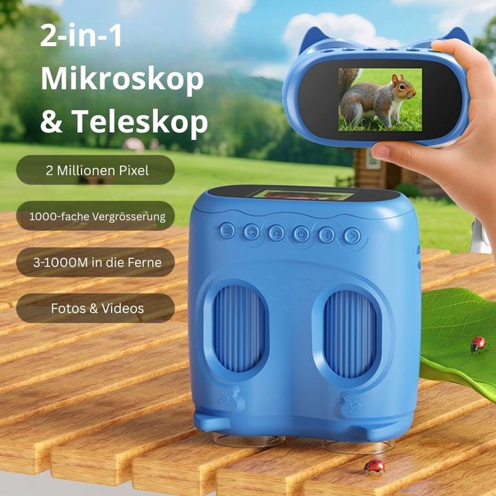 Produktbild Kama 2-in-1 digitales Teleskop & Mikroskop für Kinder