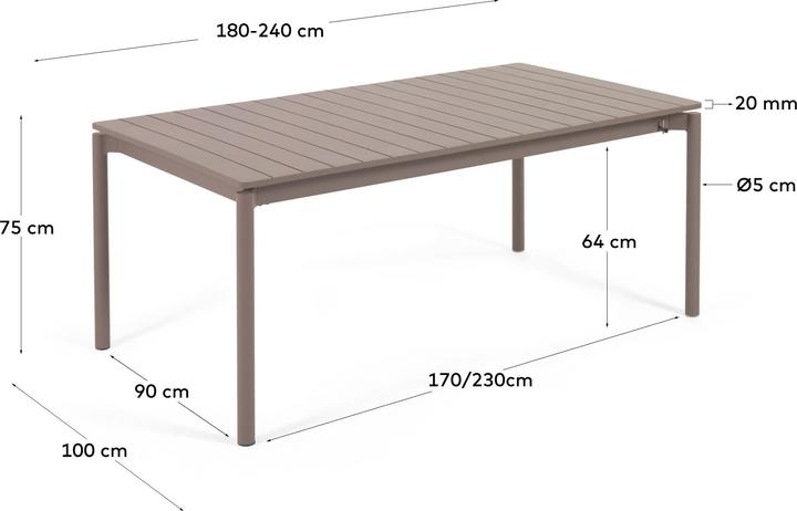 Immagine prodotto Kave Home Zaltana (240 cm)