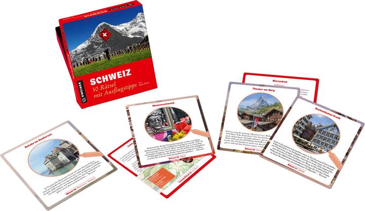 Actual product image Switzerland - 50 puzzles with excursion tips (German, 2 Players)