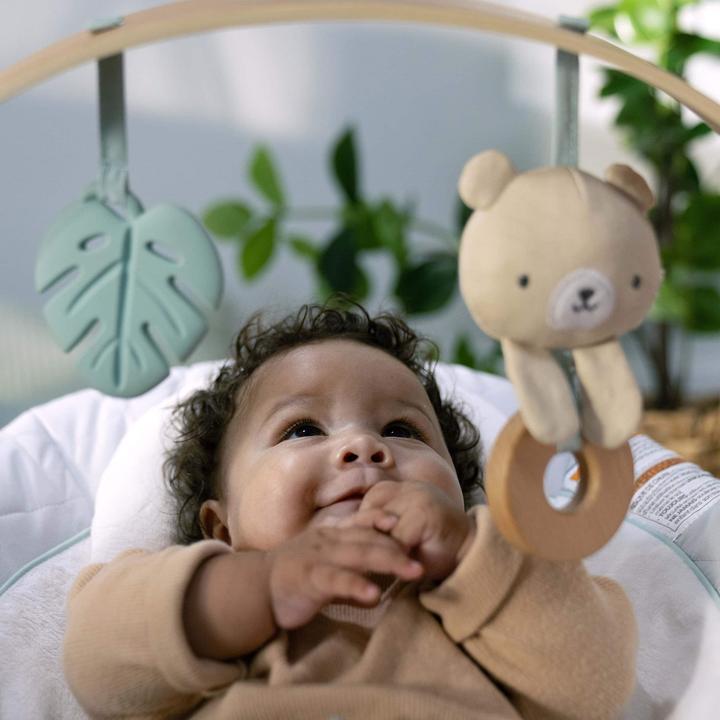 Image du produit Ingenuity Cozy Spot Bouncer avec barre de jouets en bois