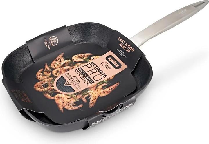 Productafbeelding Zyliss Ultimate Pro (Grillpan, Aluminium, Roestvrij staal, 26 x 4.50 cm)