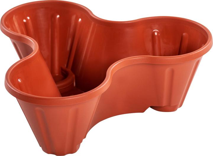 Image du produit UPP Pots à plantes, tour à plantes, empilable, terre cuite, lot de 3 (12 cm)