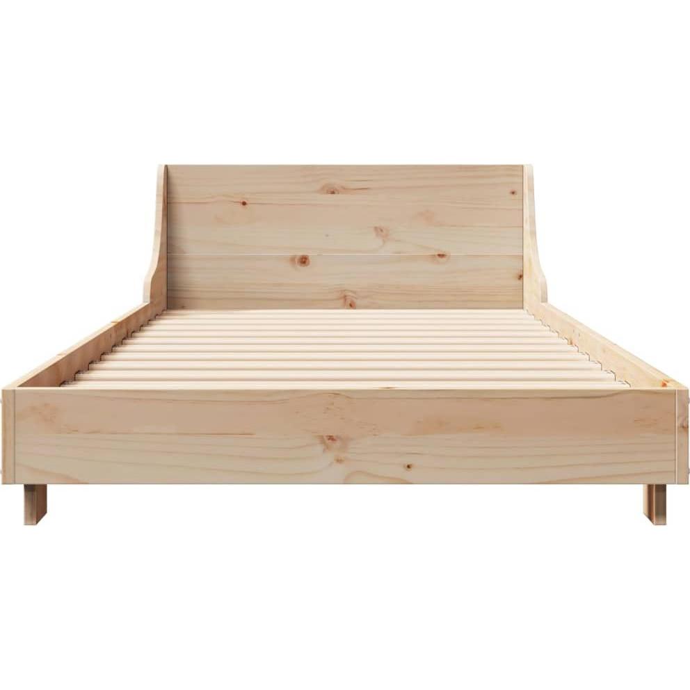 Thumbnail - VidaXL, Bett, Bett mit Kopfteil Kiefer (75 x 190 cm)