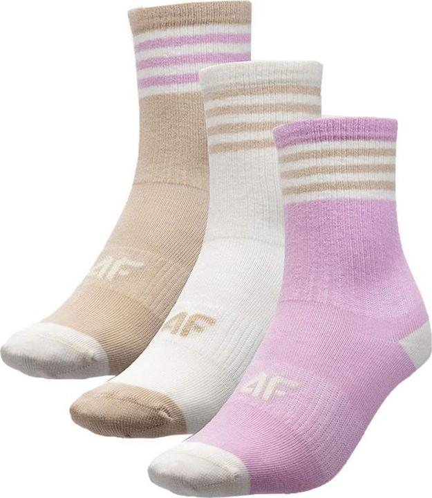 Produktbild 4F Socken für Mädchen F230 3P mehrfarbig 1 JWAW23USOCF230 91S (32-35) (32 - 35)