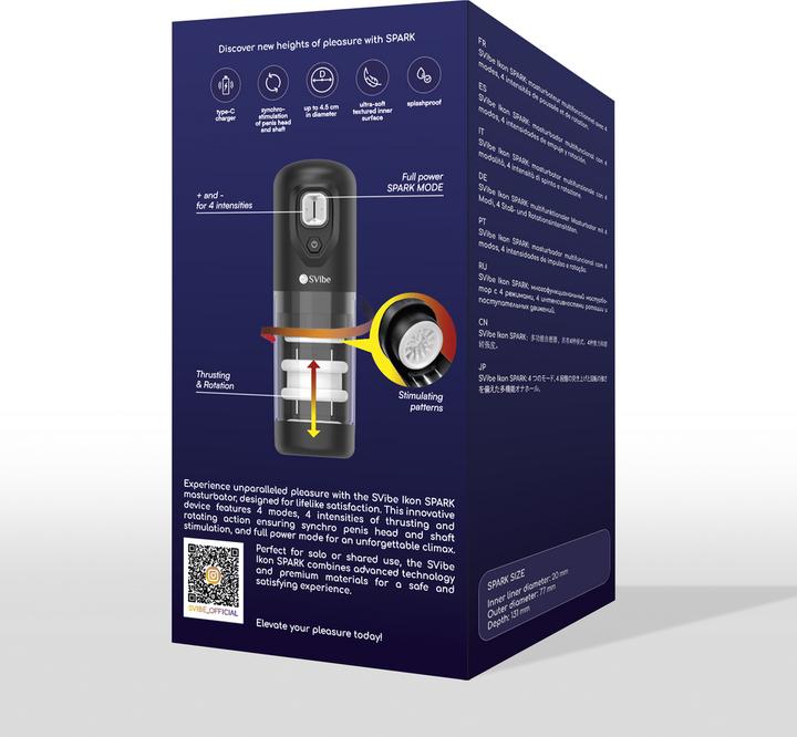 Produktbild Snail Vibe SVibe  Ikon SPARK Masturbator