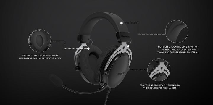 Immagine prodotto Genesis Słuchawki Toron 531 (NSG-2117) (Cablato)