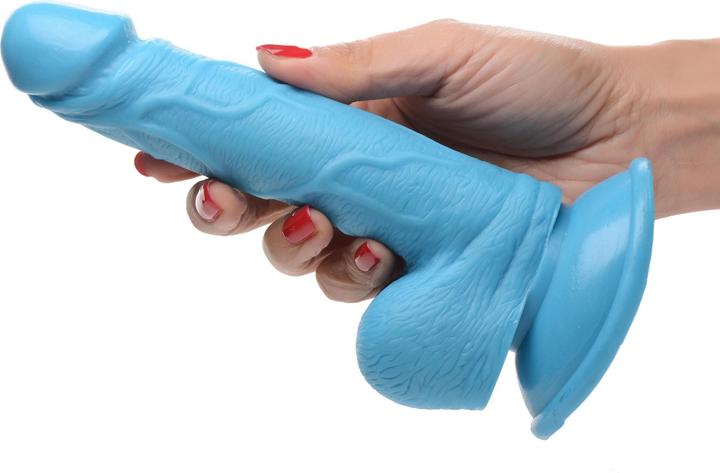 Produktbild Pop Peckers Poppin Dildo 16.5 cm - Blue