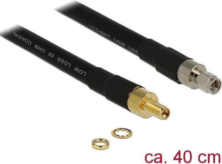 Productafbeelding Delock GSM/UMTS/LTE antenne verlengkabel, 0,4m (0.35 dB, Antennekabel)