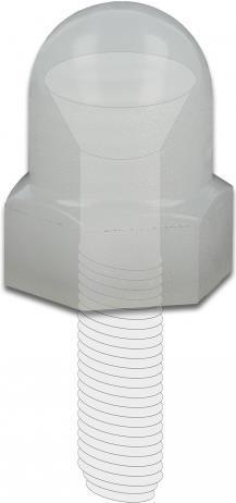Actual product image Delock Protective cap Natural (pack of 10)