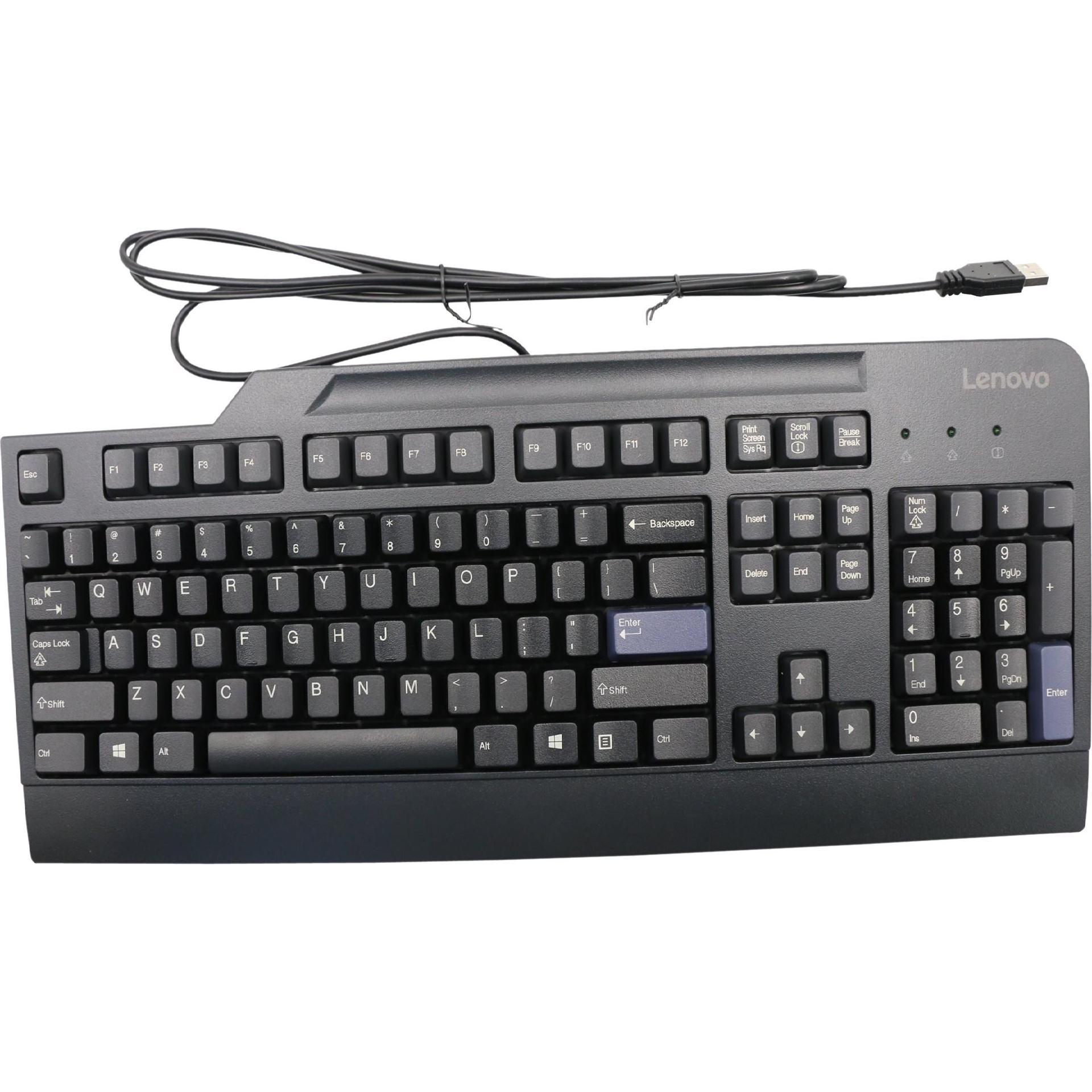 Lenovo Preferred Pro USB Keyboard US (Eng. Int., Kabelgebunden), Tastatur