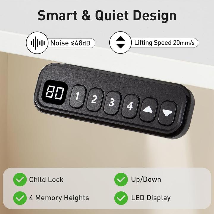 Actual product image Todeco Desk (120 x 60 x 115 cm)