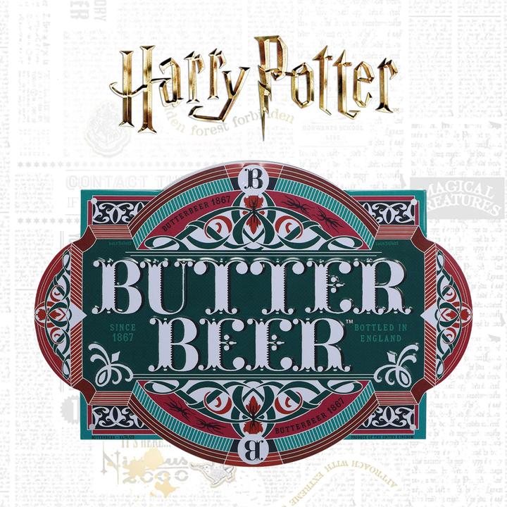 Immagine prodotto Fanattik HARRY POTTER - Birra al burro - Cartello in metallo (28 x 20 cm)